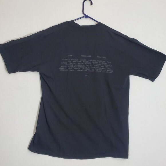 Beyonce Renaissance World Tour 2023 T-Shirt Large Official Merch Cowgirl L Black - Picture 5 of 7